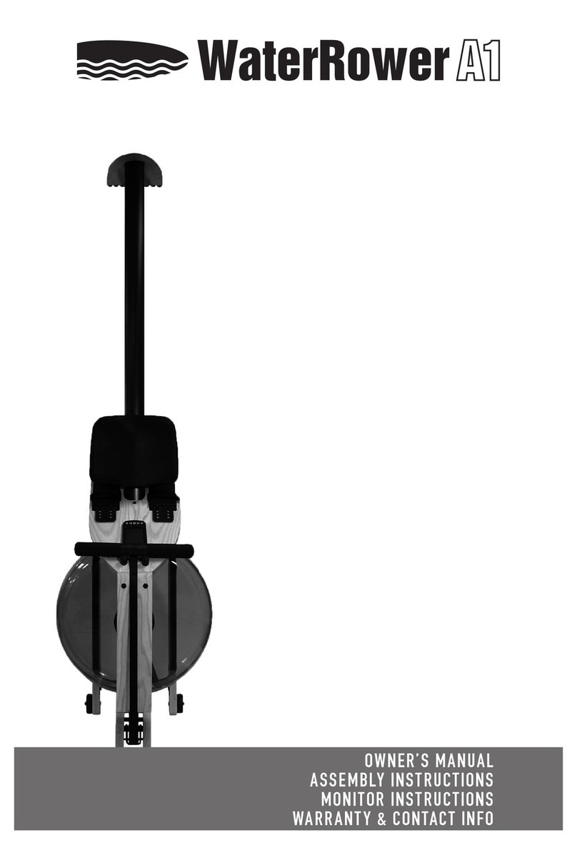 WaterRower Indo-row A1 owner's manual