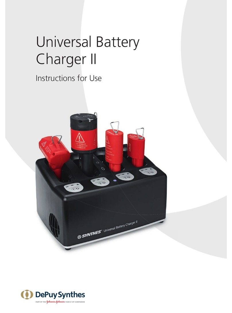 Synthes Universal Battery Charger II User manual