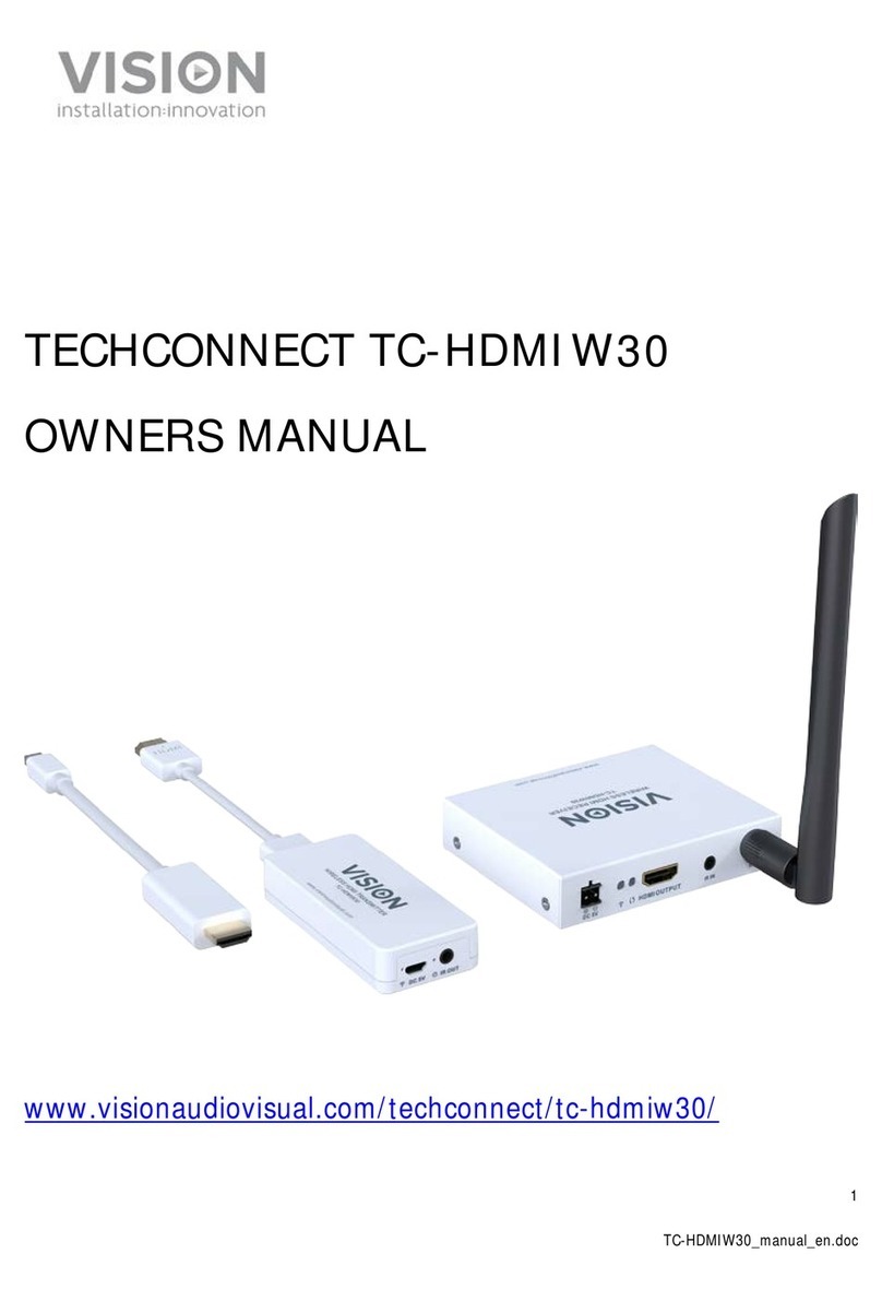 Vision TECHCONNECT TC-HDMIW30 owner's manual