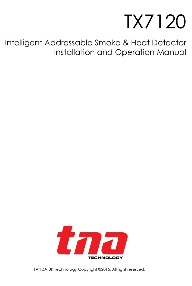 Tanda TX7120 Installation and operation manual