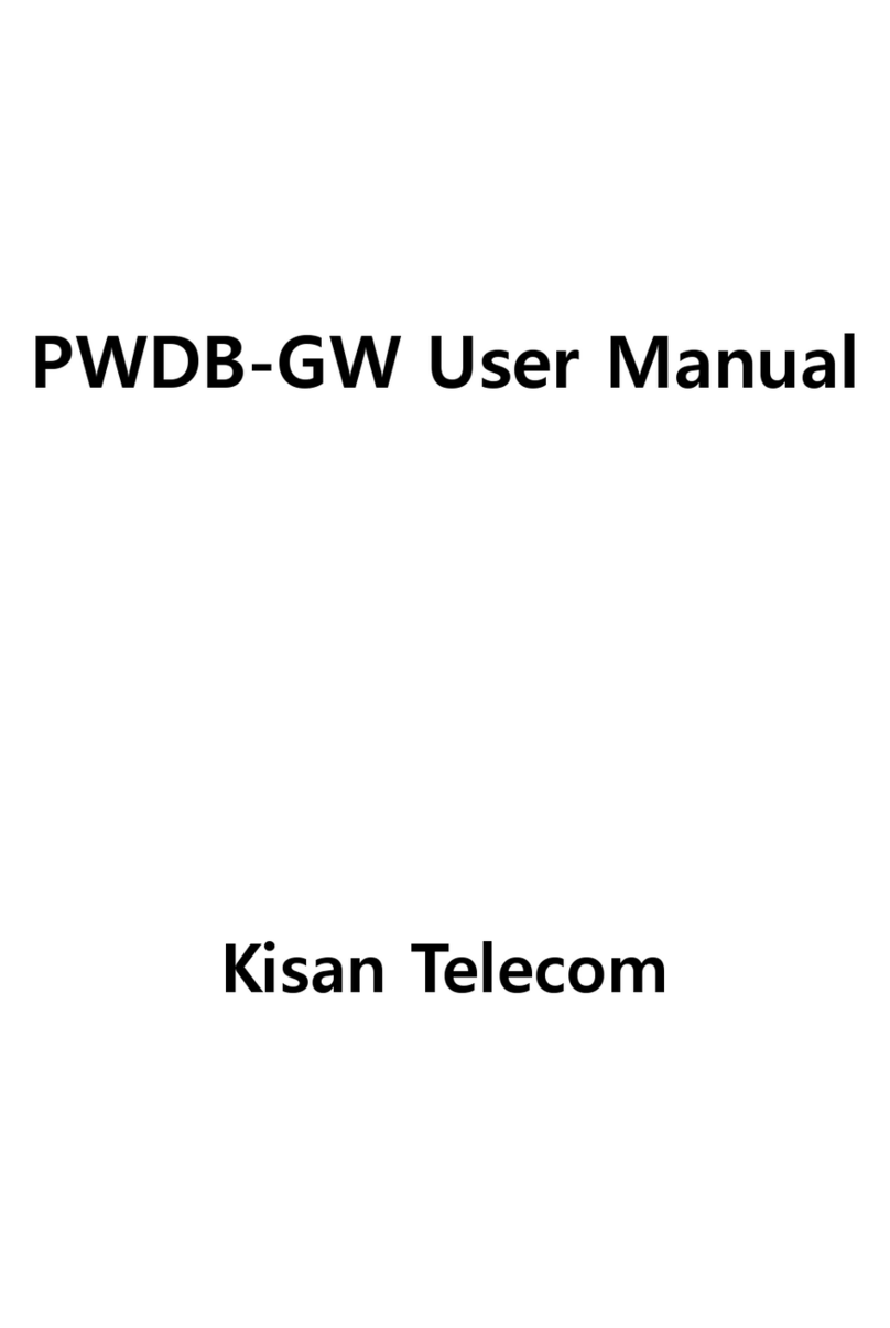 Kisan Telecom PWDB-GW user manual