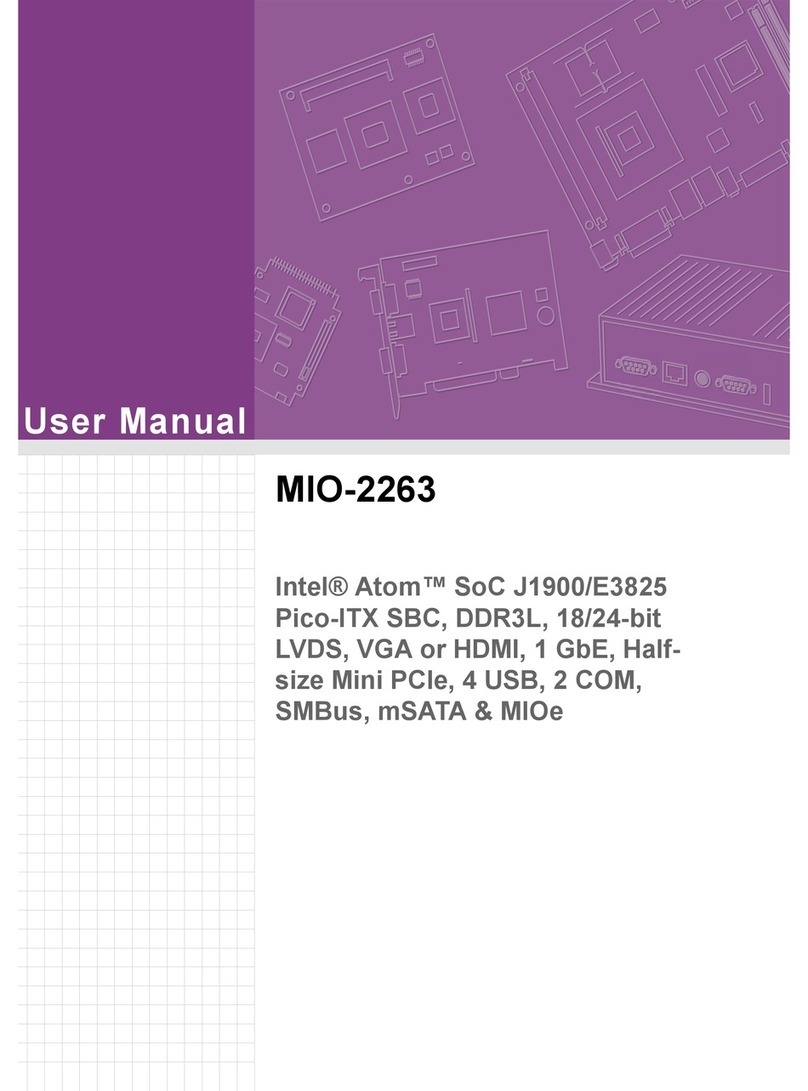 Advantech MIO-2263 user manual