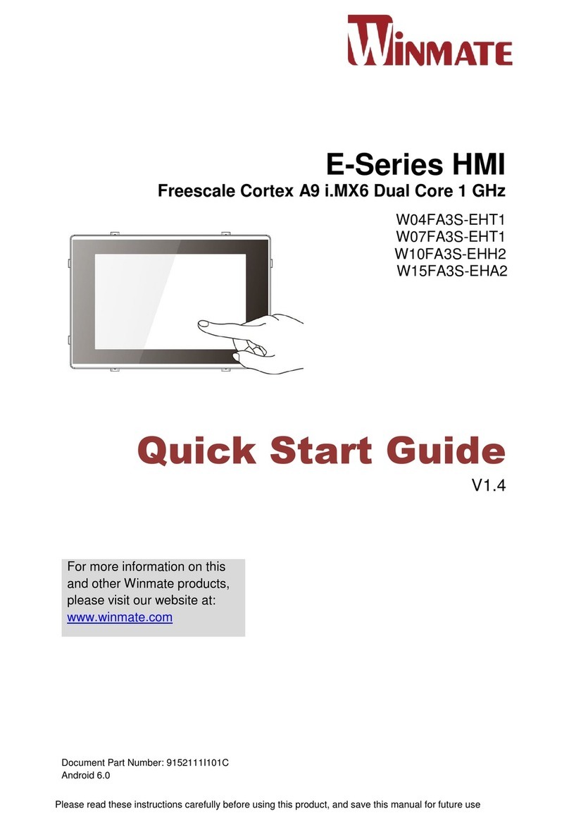 Winmate W04FA3S-EHT1 quick start guide