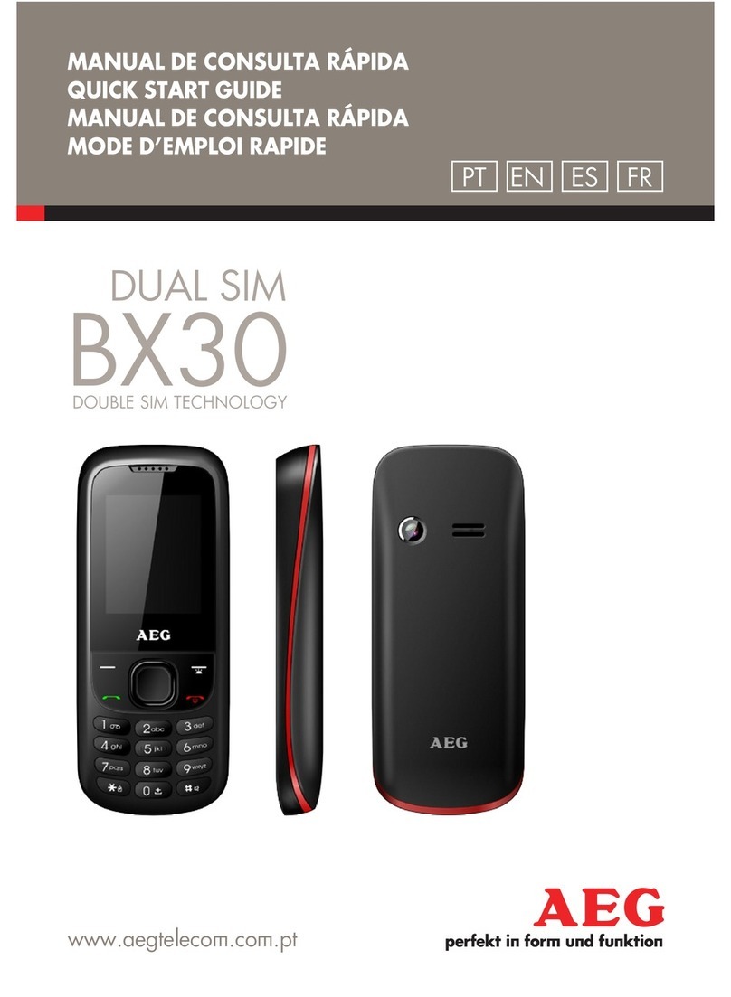 AEG BX30 User manual