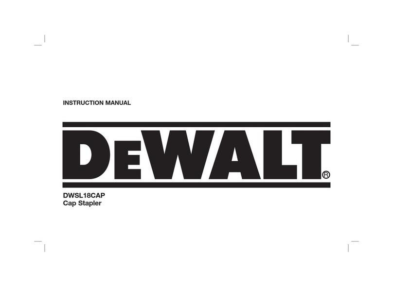 DeWalt DWSL18CAP User manual