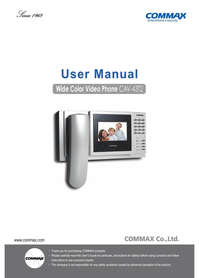 Commax CAV-43T2 User manual