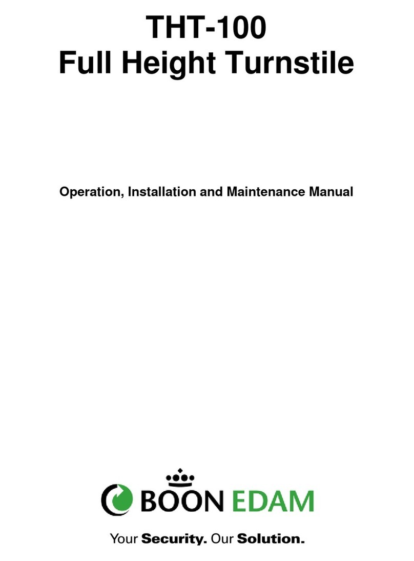 BOON EDAM THT-100 Operation, installation, and maintenance manual