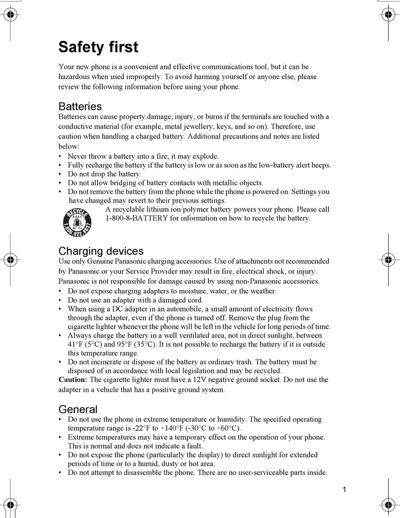 Panasonic VS7 User manual