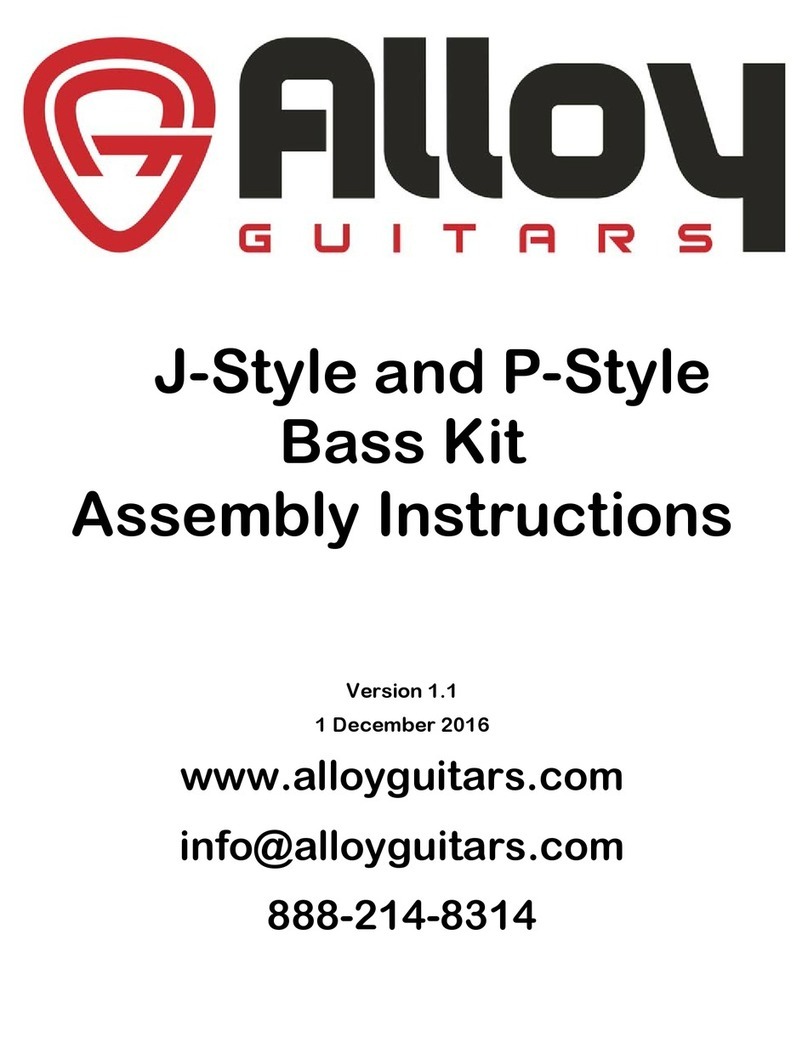 Alloy J-Style Assembly instructions