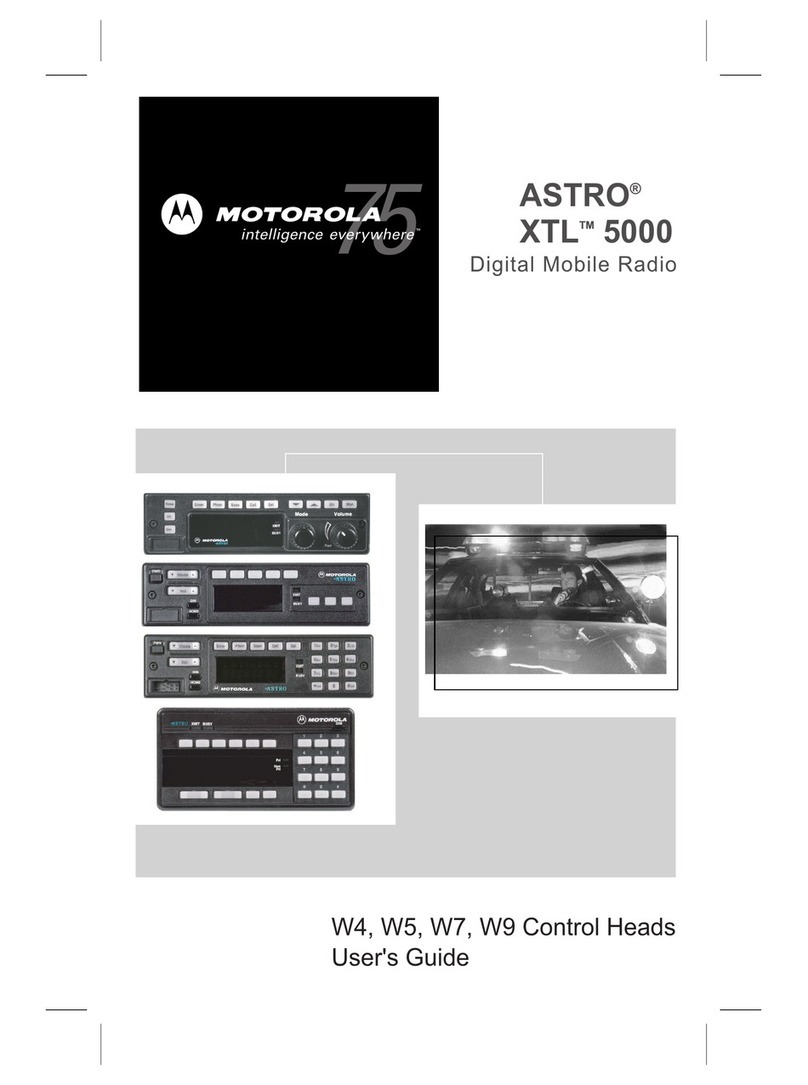 Motorola ASTRO XTLTM 5000 User manual