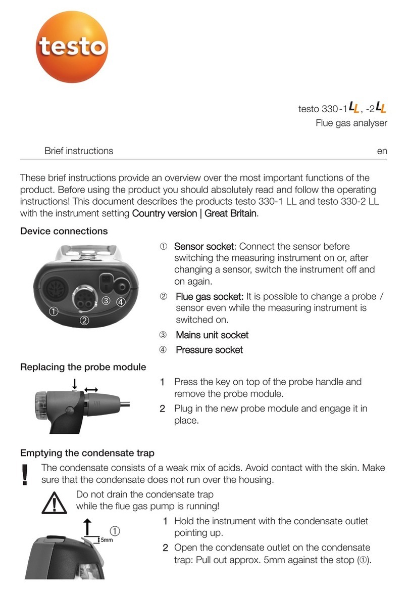 TESTO 330-1 LL Reference guide