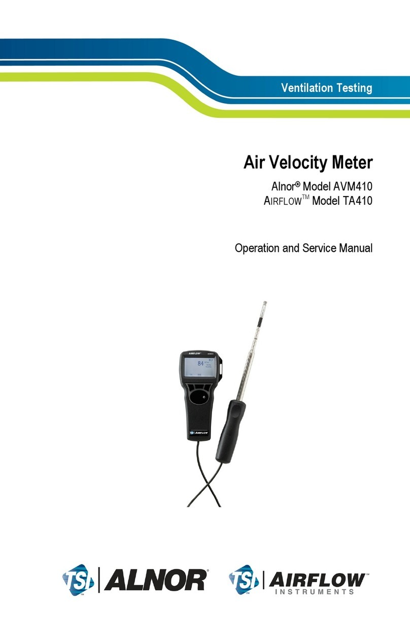 Alnor AVM410 Operation manual