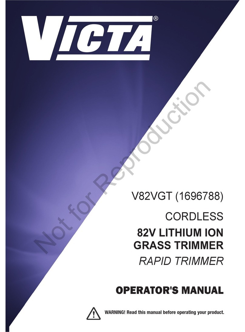 Victa V82VGT User manual