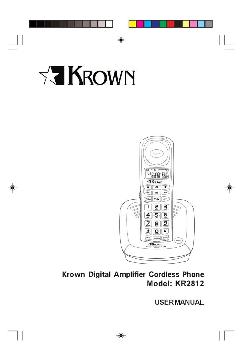 Krown KR2812 user manual