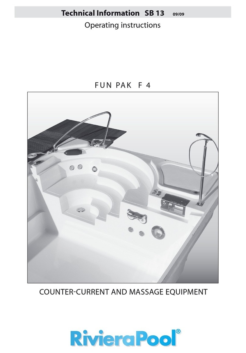 RivieraPool Fun Pak F4 operating instructions RivieraPool Fun Pak F4 operating instructions
