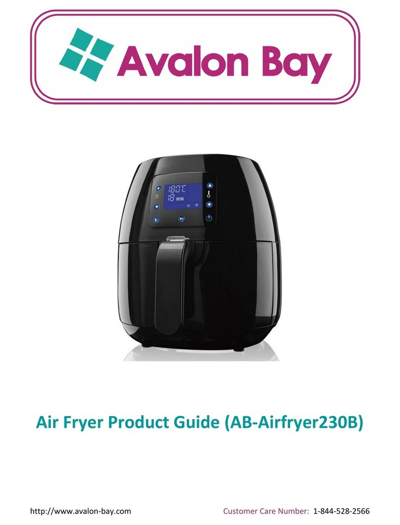 Avalon Bay AB-Airfryer230B User manual