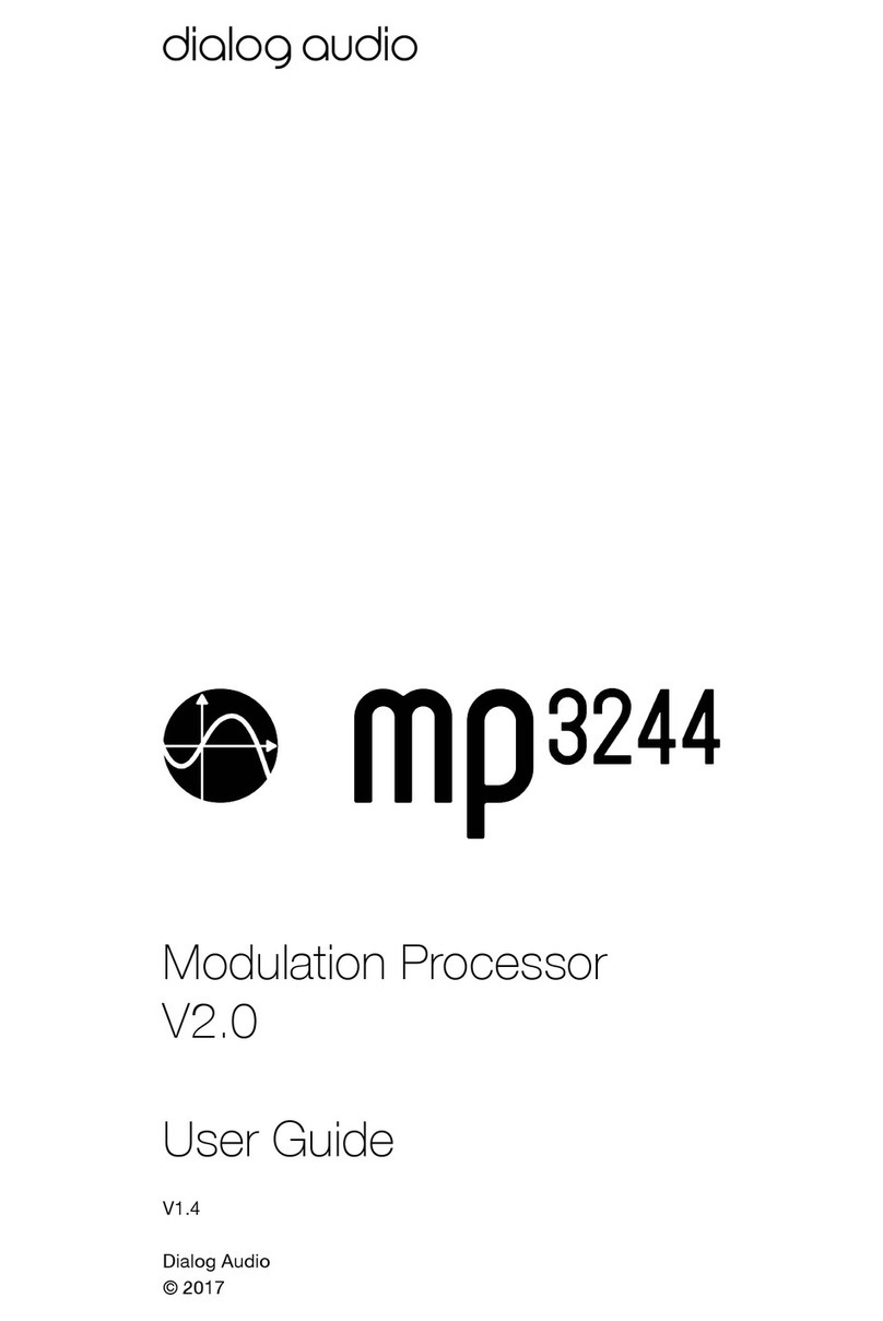 Dialog Audio MP3244 user guide