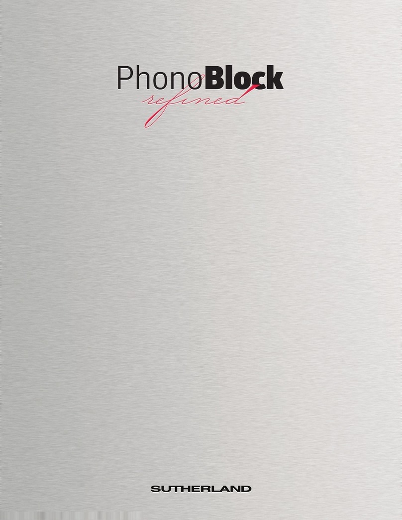 Sutherland PhonoBlock User manual