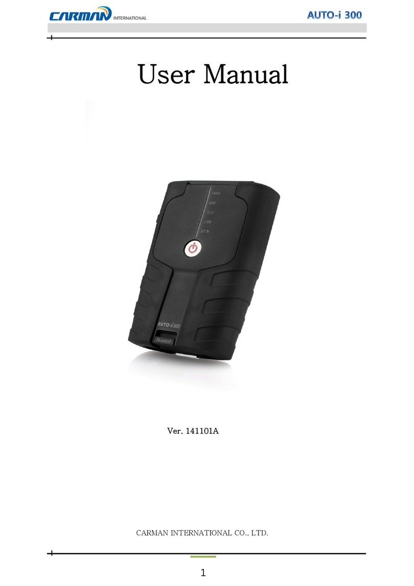 Carman AUTO-i 300 user manual