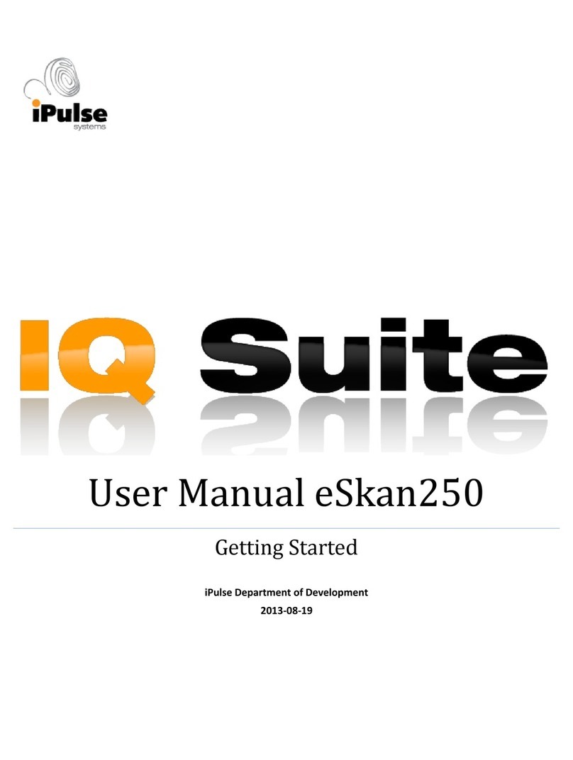 iPulse eSkan250 Getting started