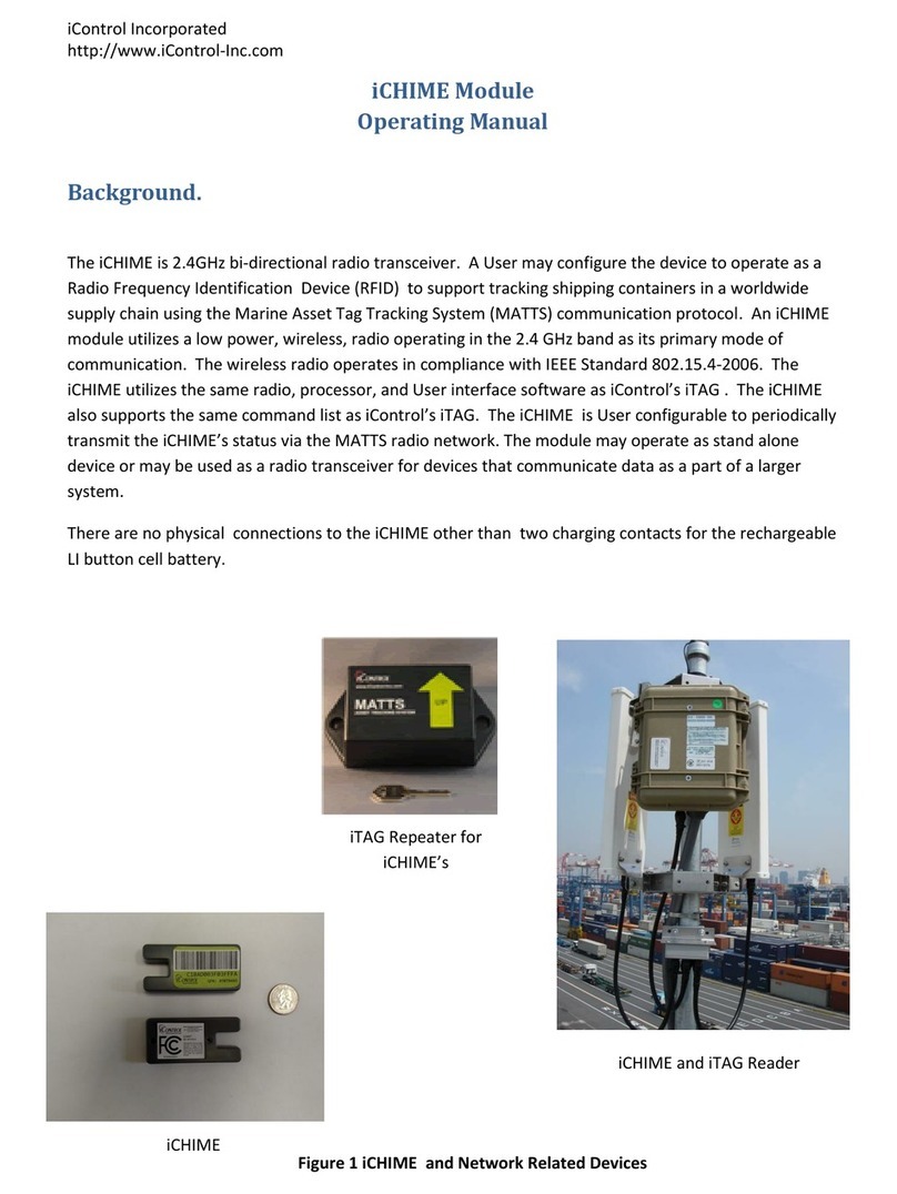 iControl iCHIME operating manual