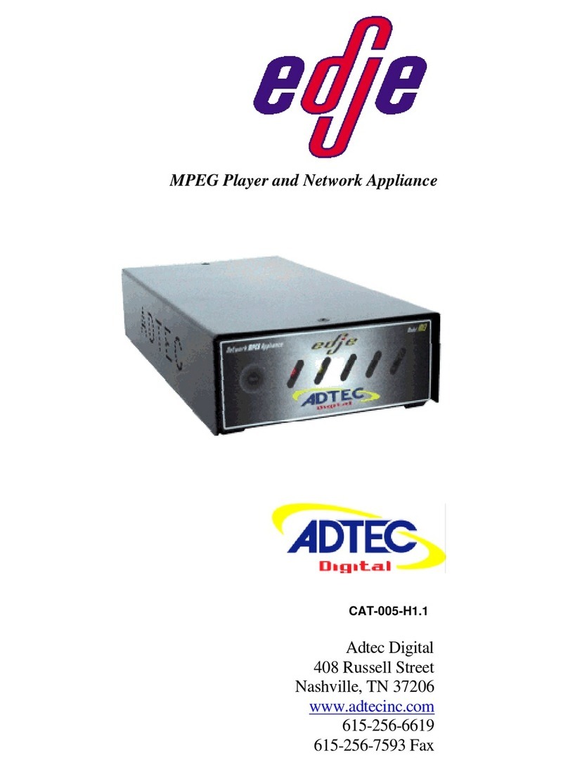 Adtec edje manual