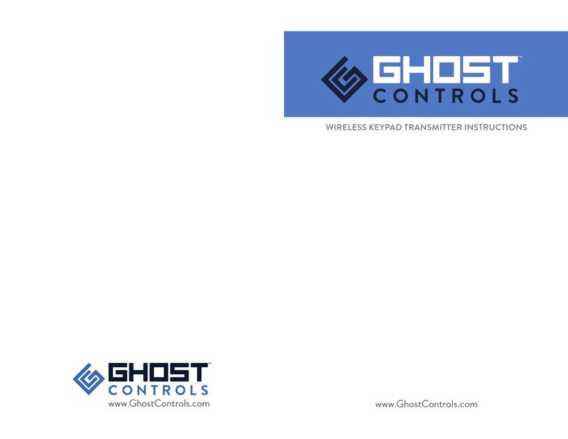 Ghost Controls GC433WK1 instruction manual