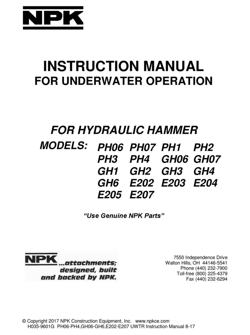 NPK PH06 instruction manual