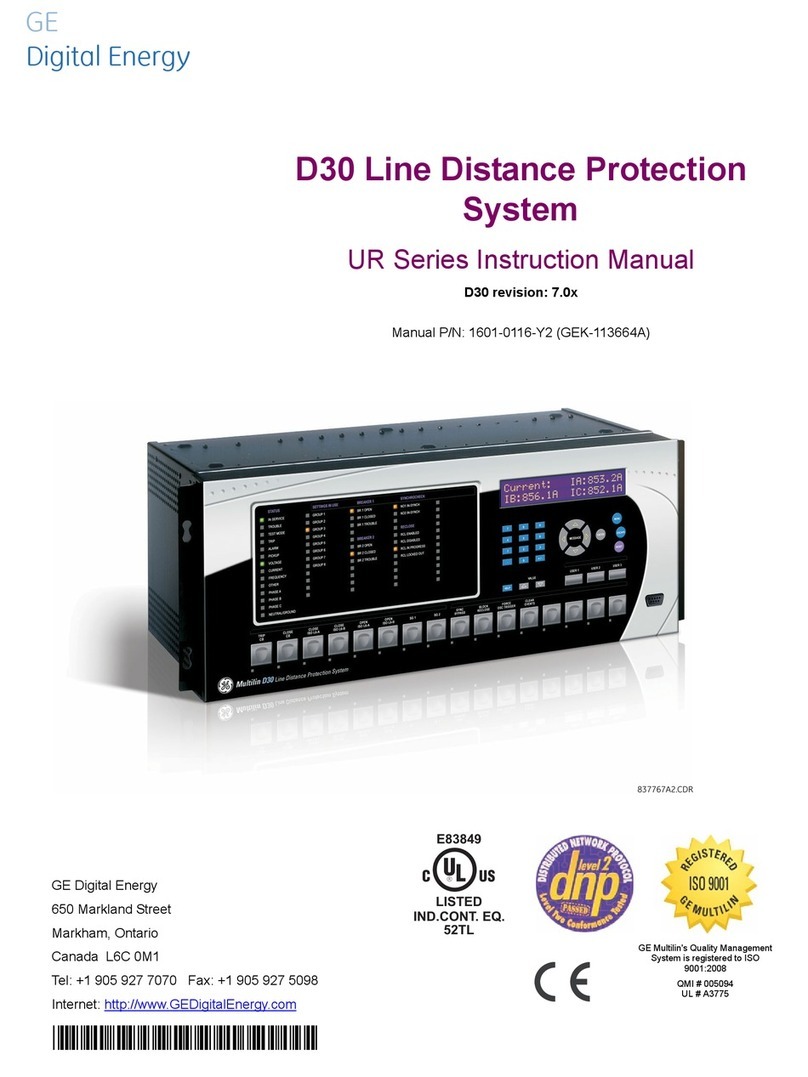 GE D30 series User manual