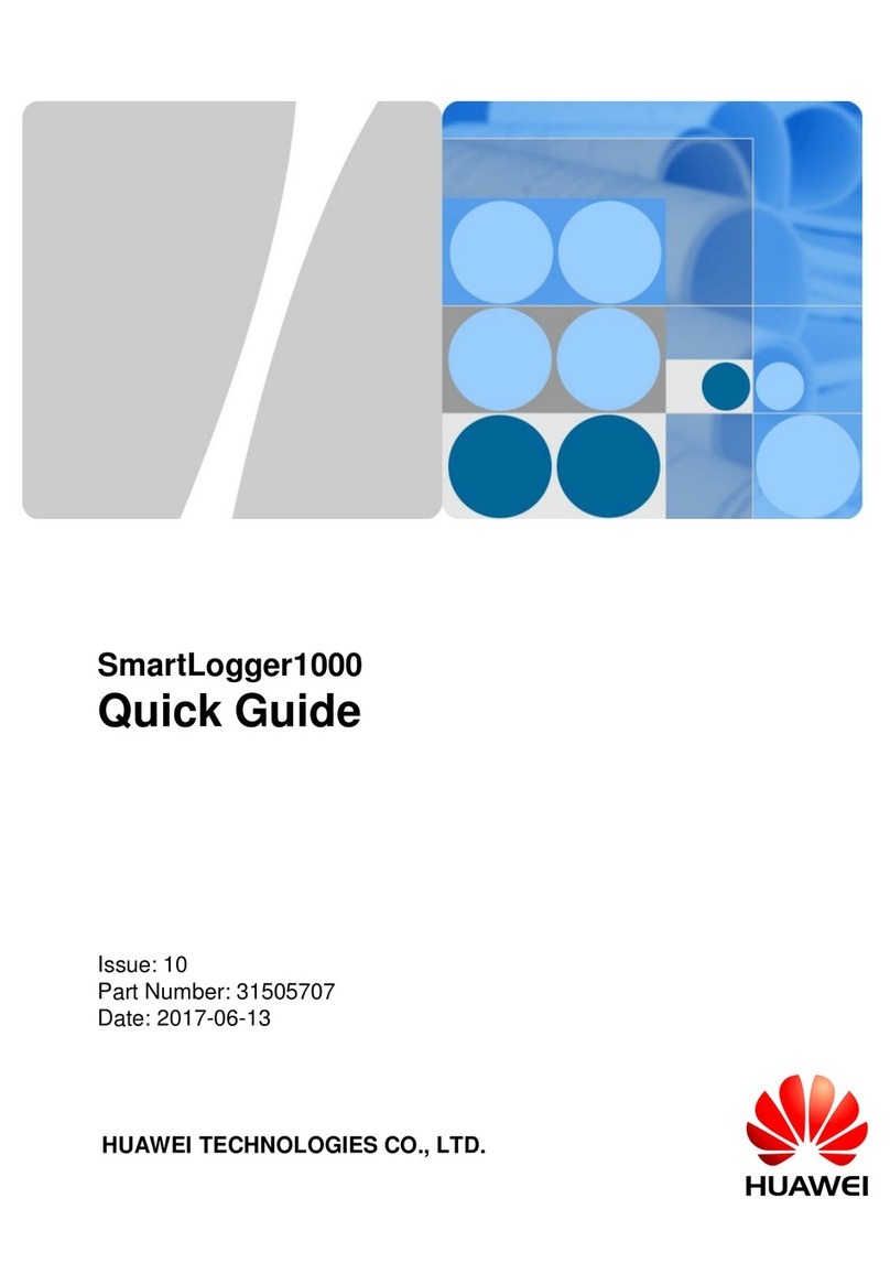 Huawei SmartLogger1000 User manual