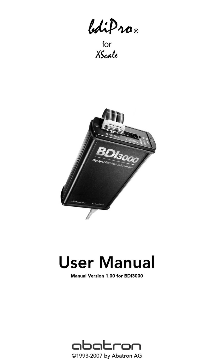 Abatron BDI3000 User manual