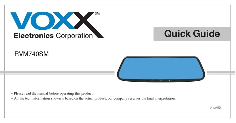 Voxx RVM740SM quick guide