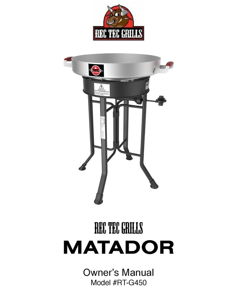 Rec Tec Grills RT-G450 owner's manual