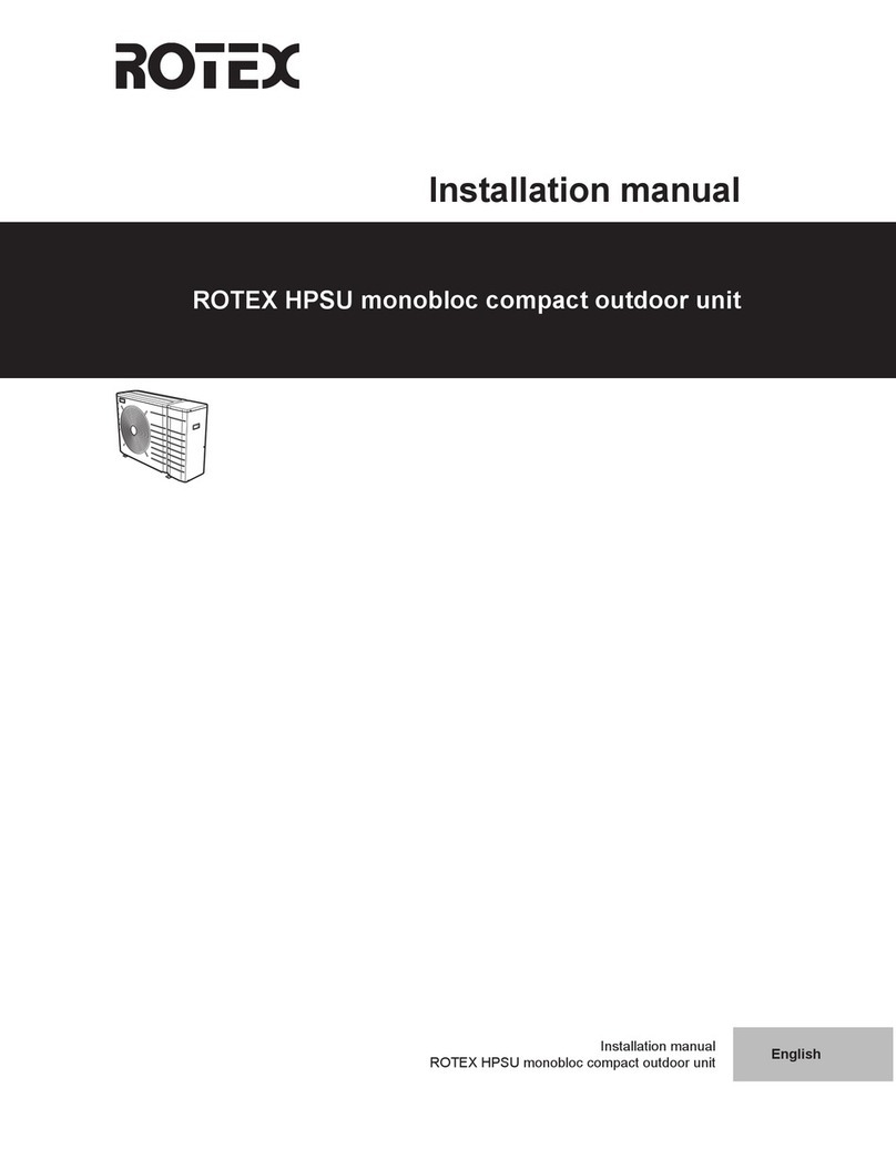 Rotex HPSU User manual