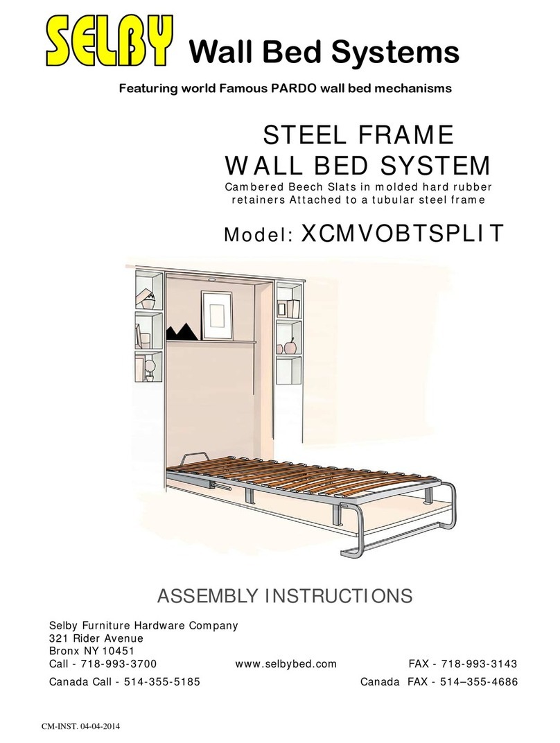 Selby XCMVOBTSPLIT Assembly instructions Selby XCMVOBTSPLIT Assembly instructions