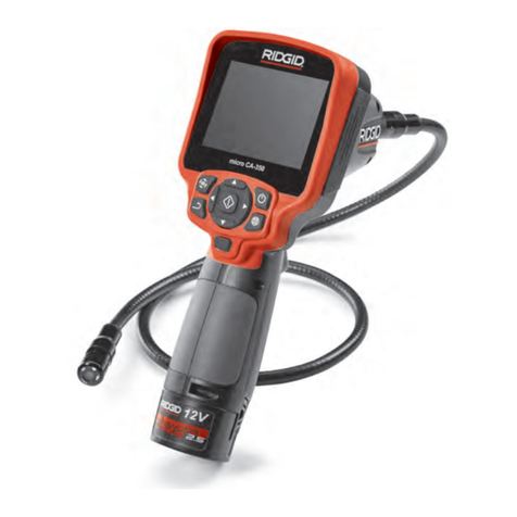 RIDGID micro CA-350 Operator's manual