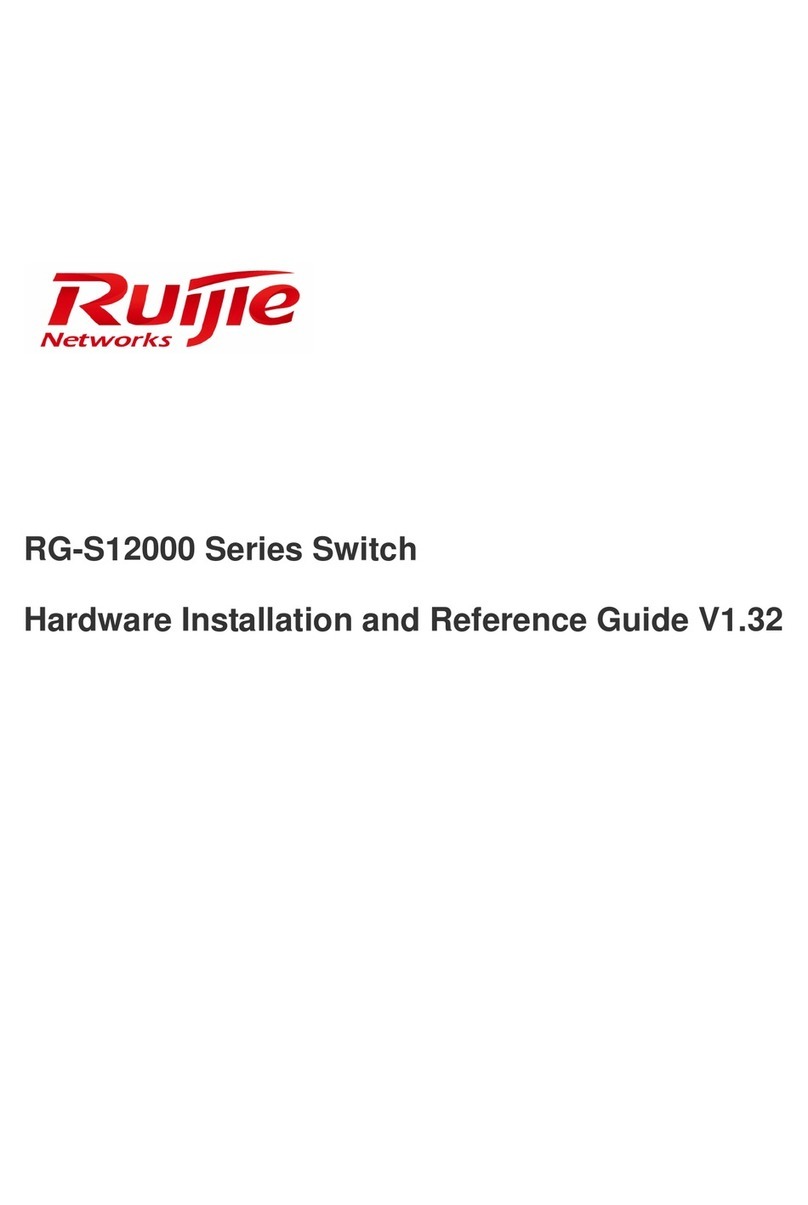 Ruijie Networks RG-S12006 Installation and operating manual