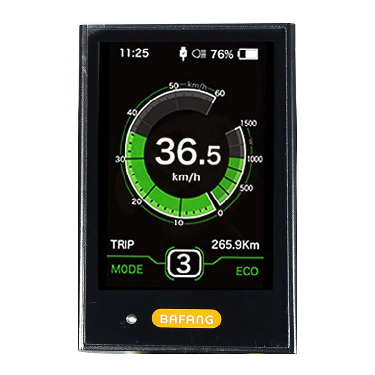 BAFANG DP C18.UART User manual