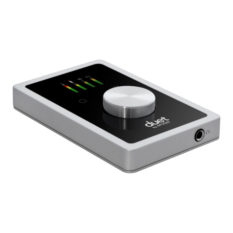 Apogee Apogee Duet User manual