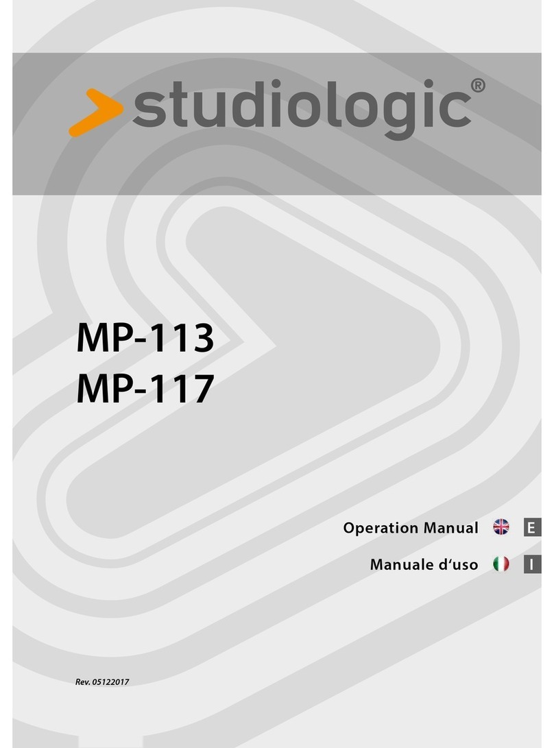 Studio Logic MP-113 User manual