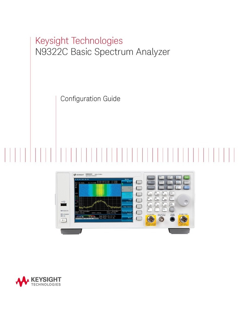 Keysight Technologies N9322C User manual