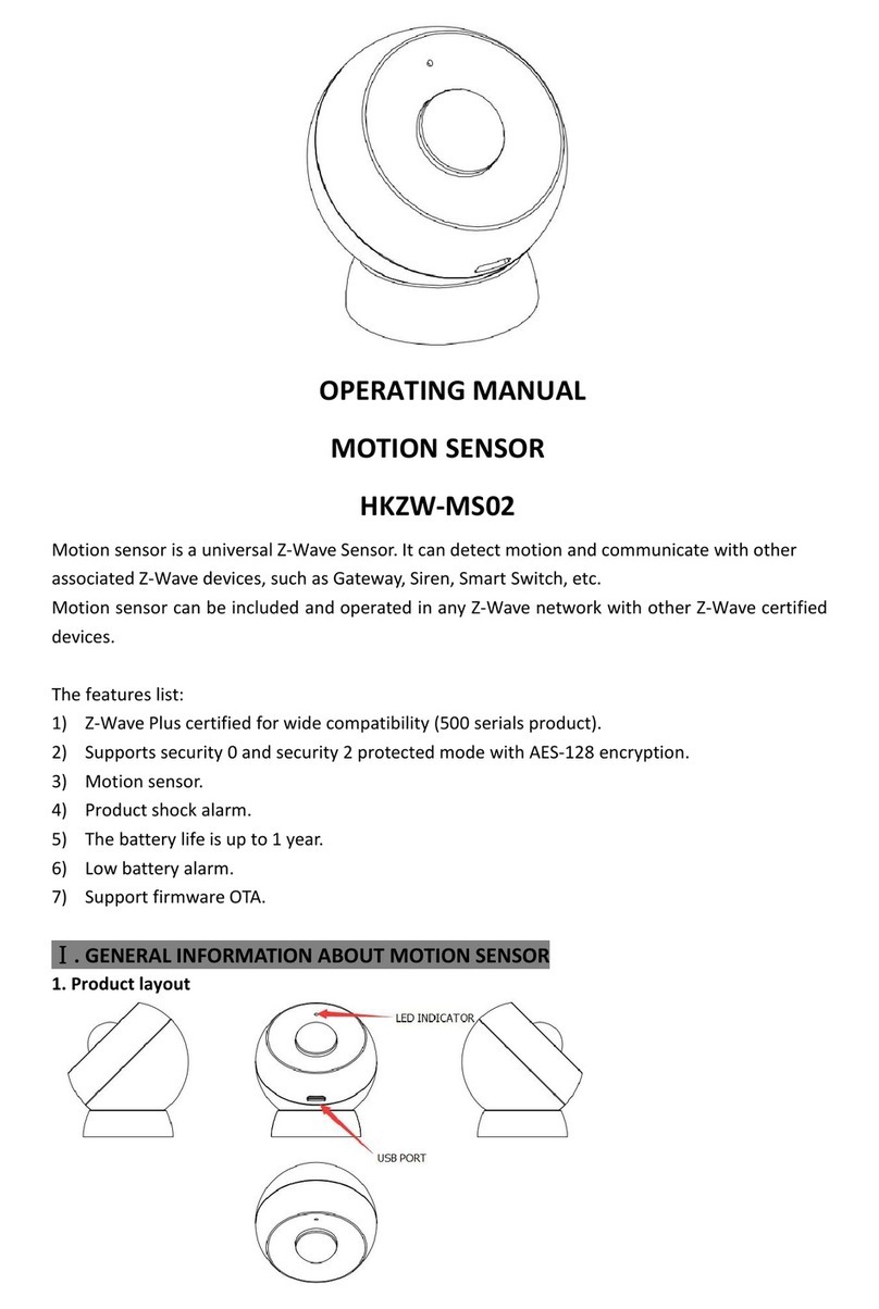 HANK Electronics HKZW-MS02 operating manual