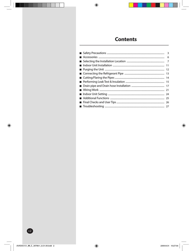 Samsung AVXDSH020CE User manual