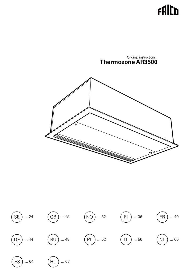 Frico Thermozone AR3500 User manual