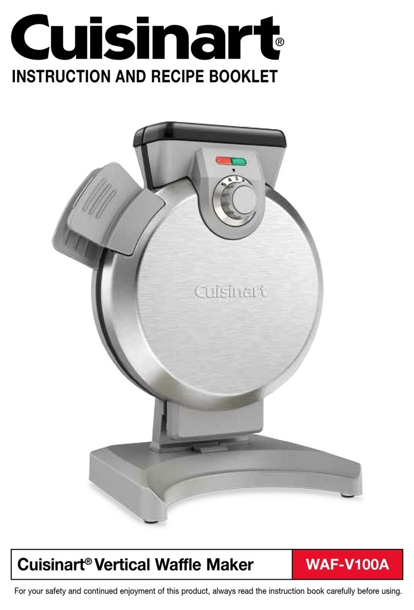Cuisinart WAF-V100A Service manual