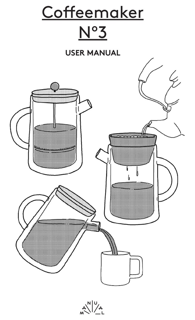 Craighton Berman Studio Coffeemaker N 3 user manual