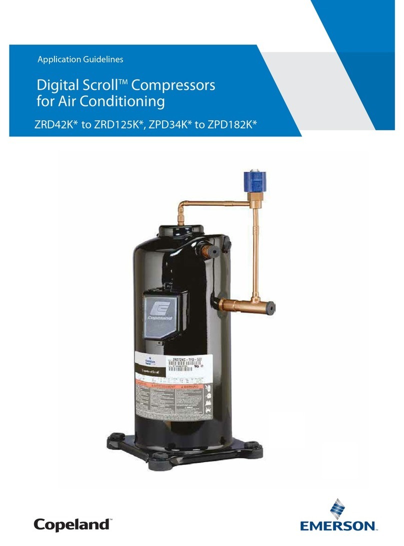 Copeland Digital Scroll ZRD42KCE Instruction Manual