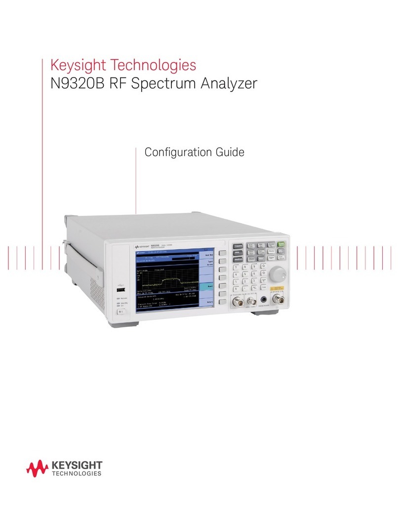 Keysight Technologies N9320A RF User manual