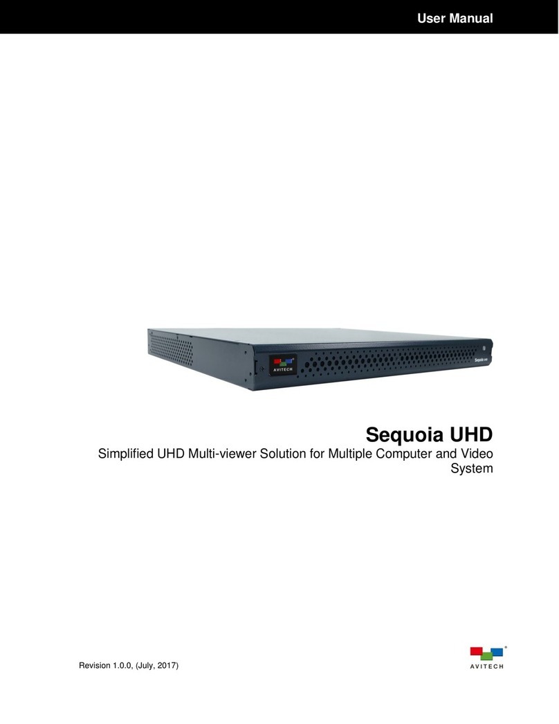 Avitech Sequoia UHD User manual