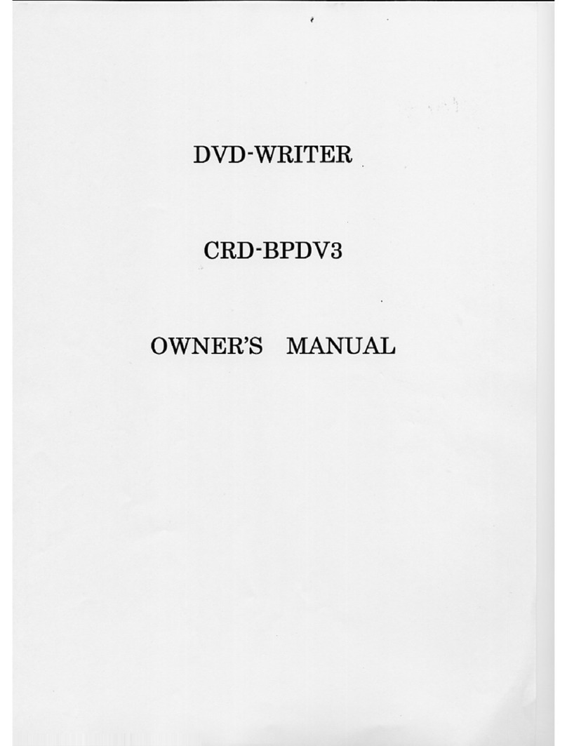 Sanyo CRD-BPDV3 owner's manual